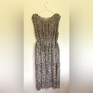 H&M leopard print dress